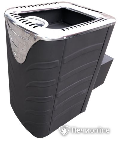 Дровяные печи-каменки Березка 24 ДТ-3 со стеклом полукругом в Чайковском